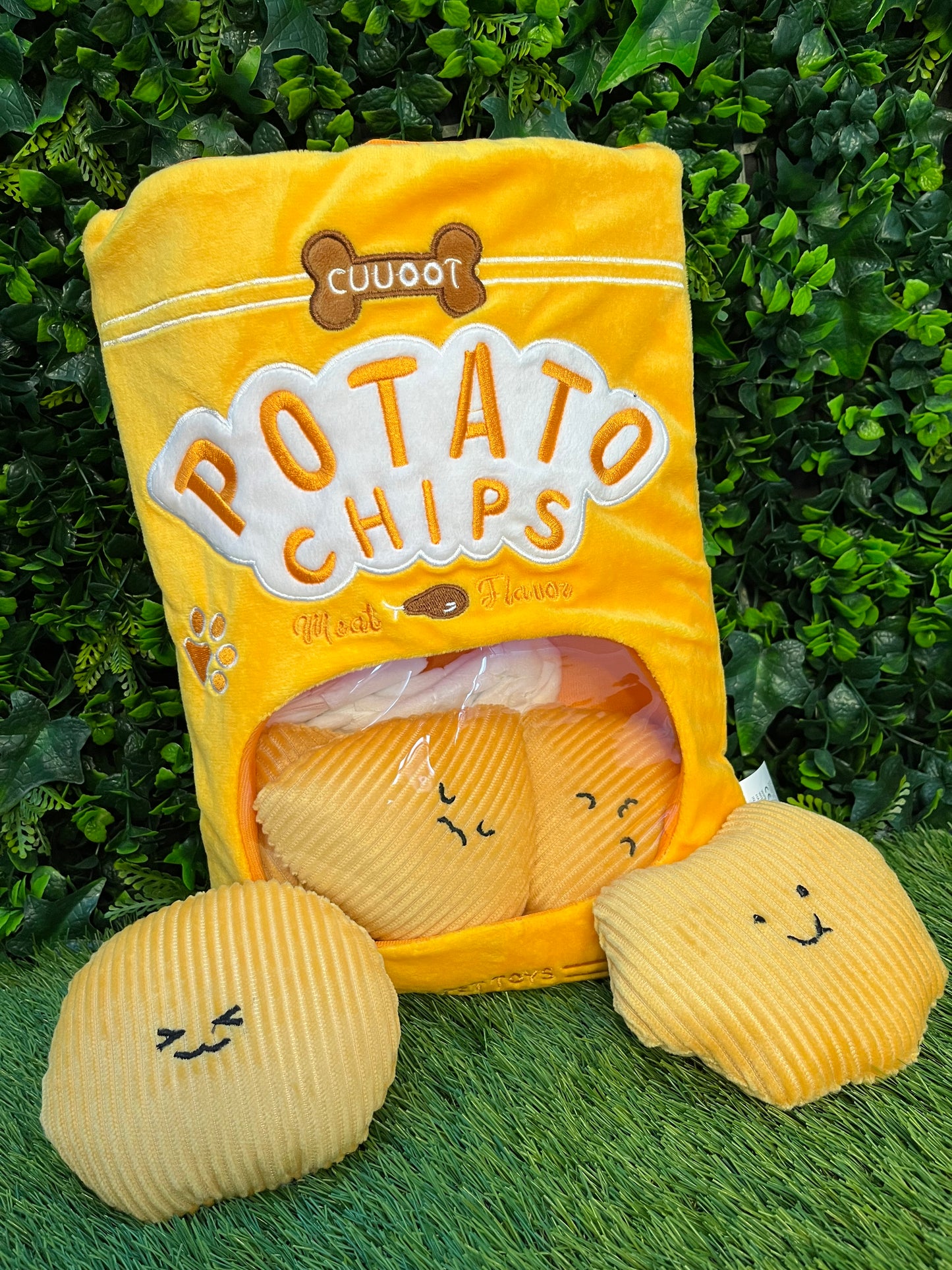 Snuffle & Crinkle Potato Chips Bag