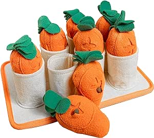 Carrot Harvest Snuffle Puzzle Toy
