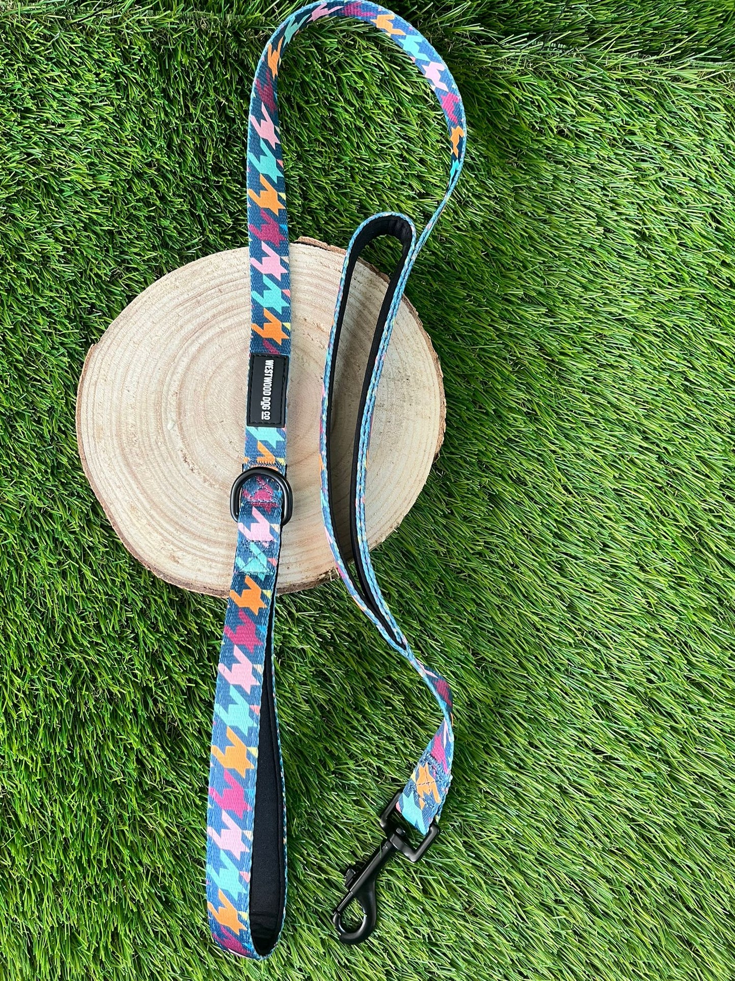 Westwood Dog Co Lead - Signature Houndstooth Print