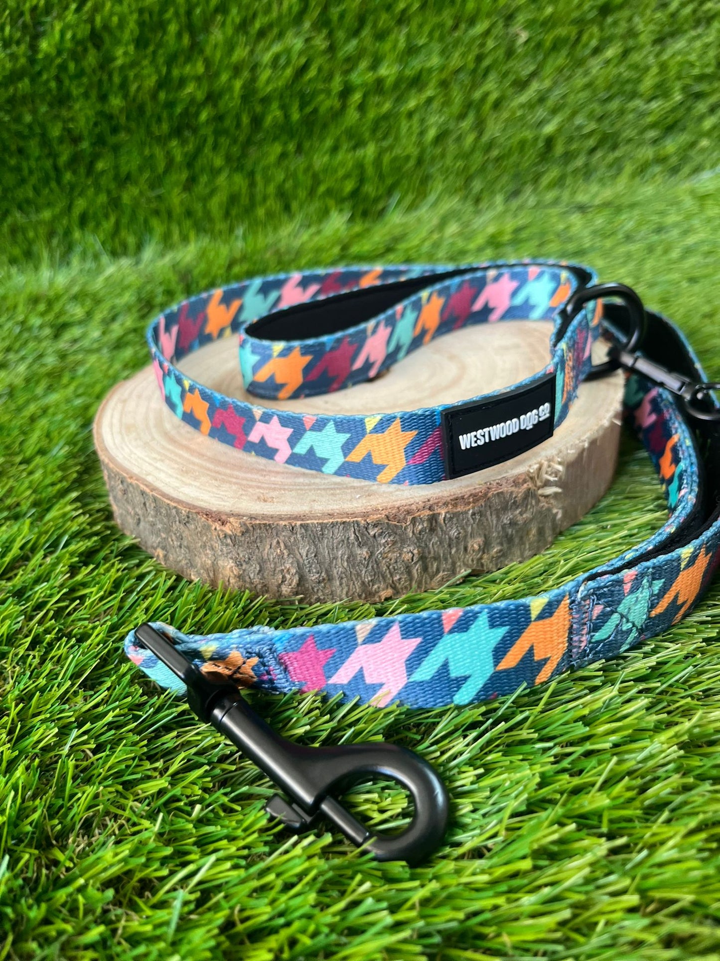 Westwood Dog Co Lead - Signature Houndstooth Print