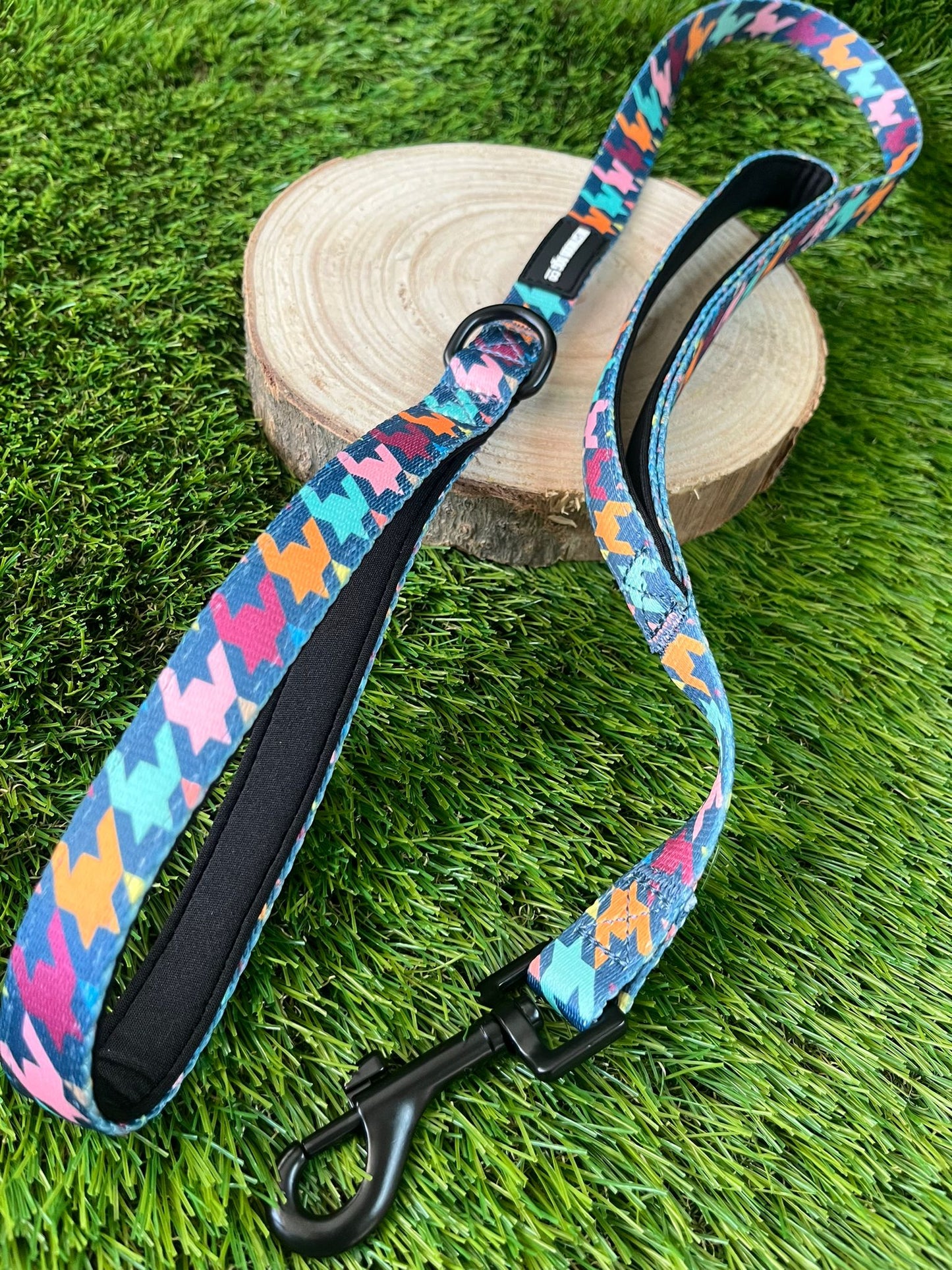 Westwood Dog Co Lead - Signature Houndstooth Print