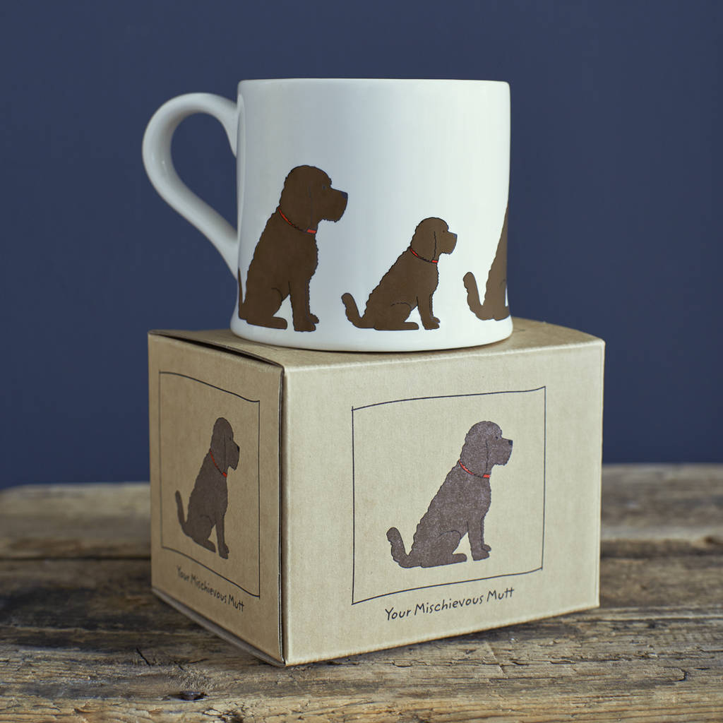 Brown Cockapoo / Labradoodle Mug