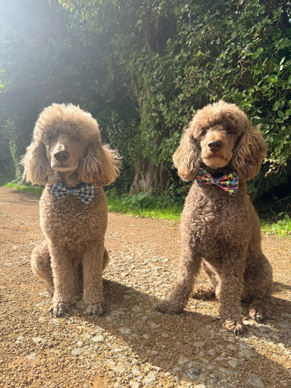Westwood Dog Co - Blueberry Houndstooth Bow Tie