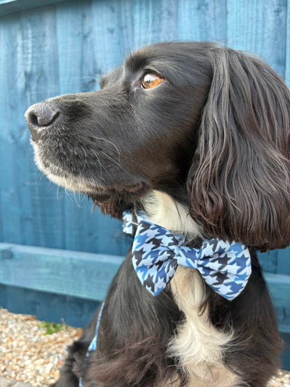 Westwood Dog Co - Blueberry Houndstooth Bow Tie