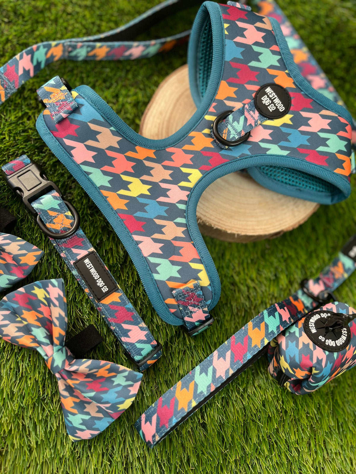 Westwood Dog Co Collar - Original Houndstooth Print