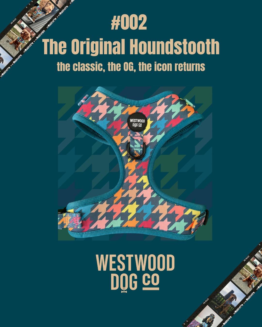 Westwood Dog Co - Original Houndstooth Print Harness