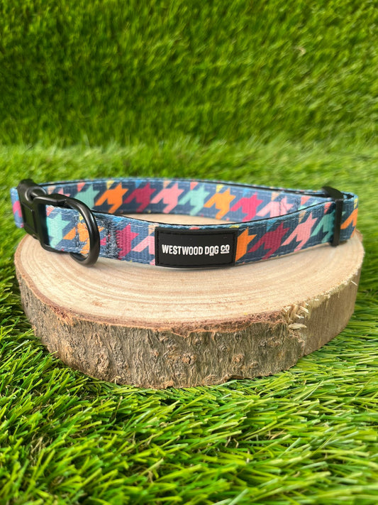 Westwood Dog Co Collar - Signature Houndstooth Print*