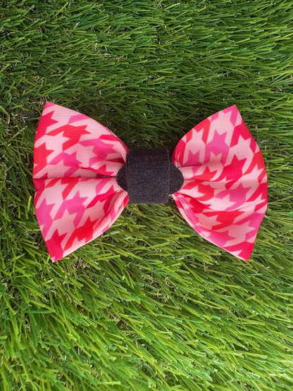 Westwood Dog Co - Strawberry Houndstooth Bow Tie