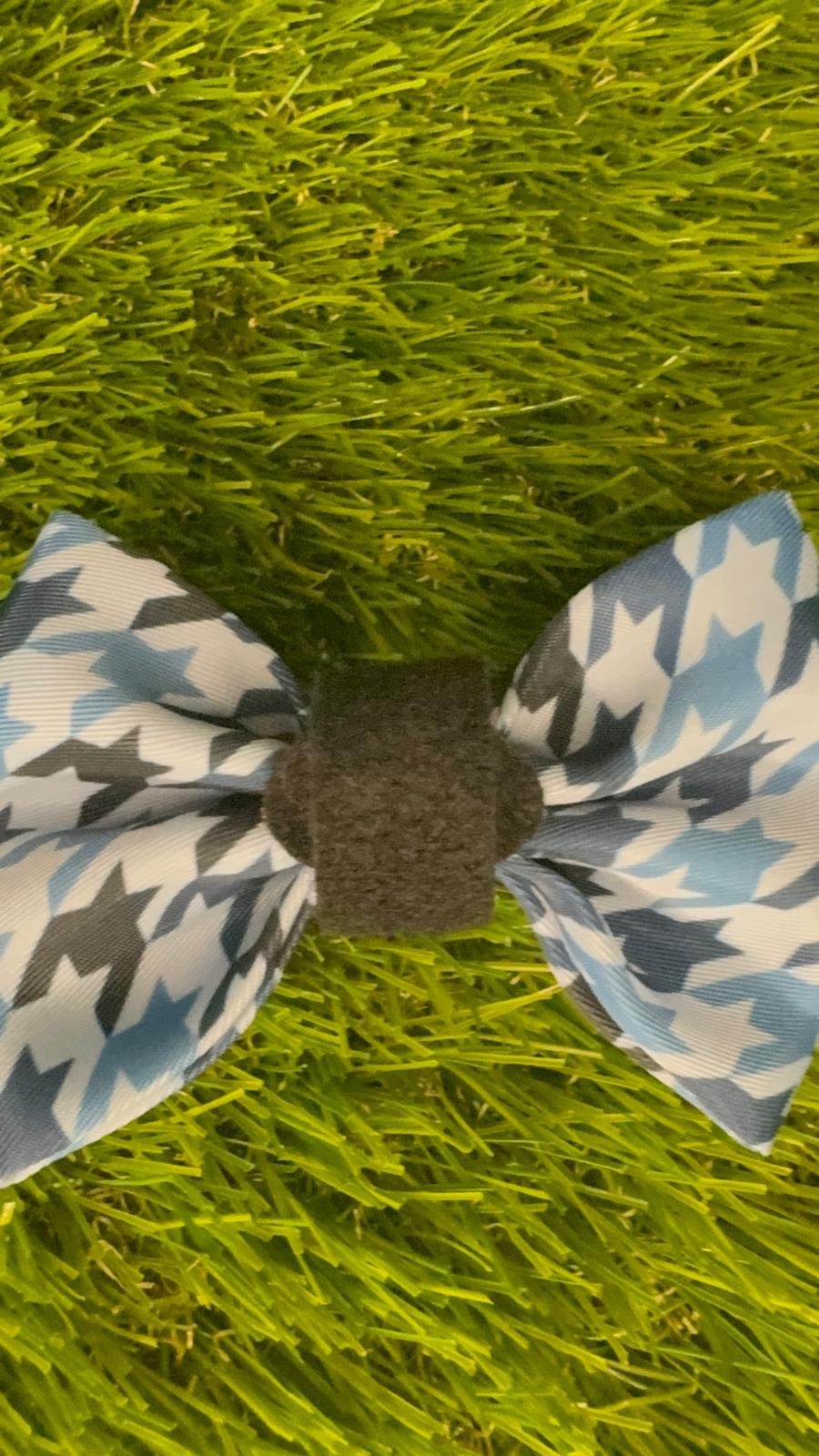 Westwood Dog Co - Blueberry Houndstooth Bow Tie