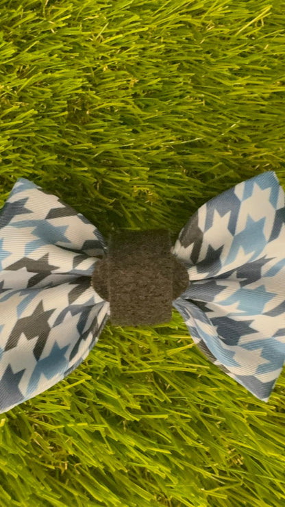 Westwood Dog Co - Blueberry Houndstooth Bow Tie