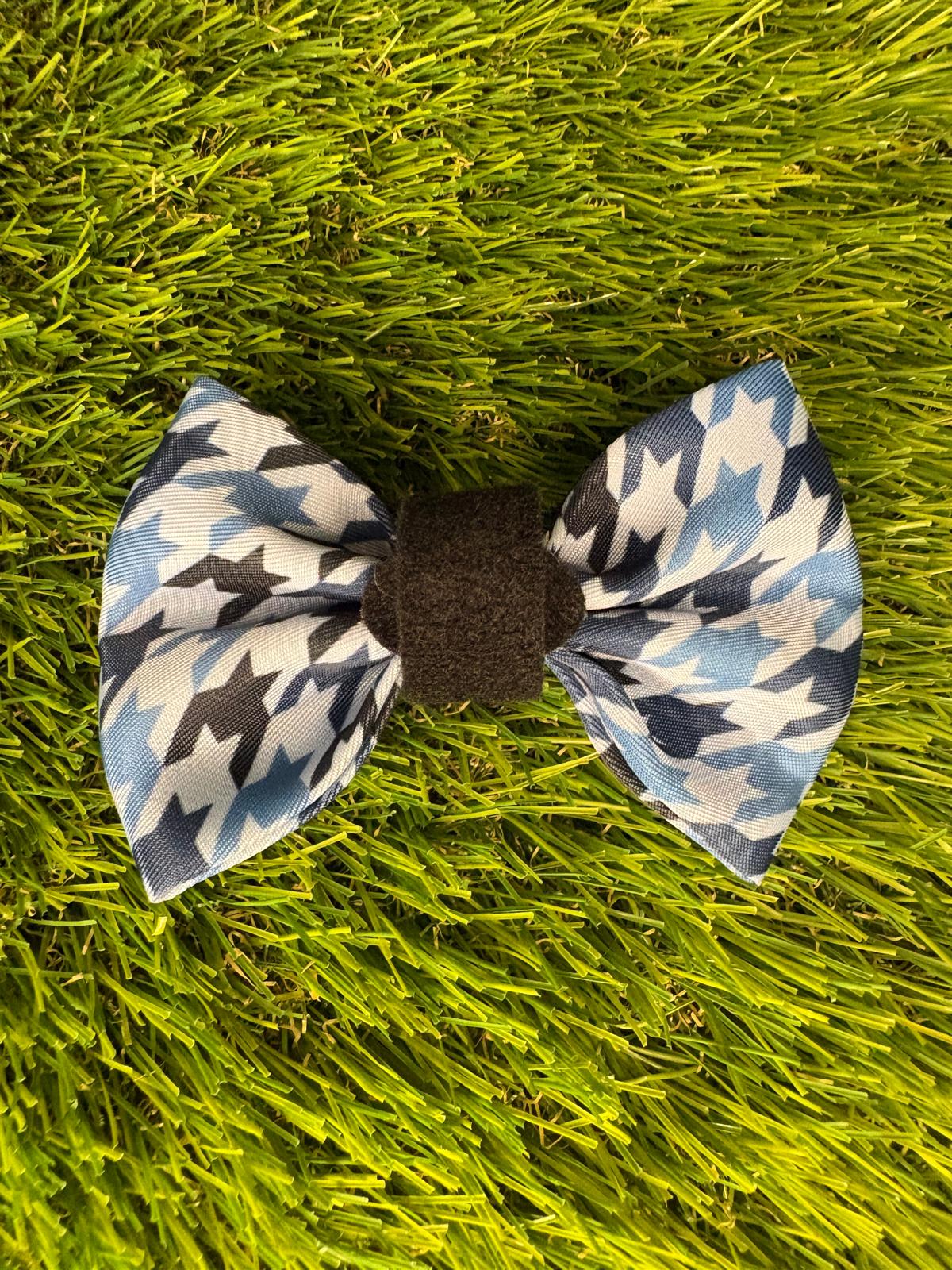 Westwood Dog Co - Blueberry Houndstooth Bow Tie
