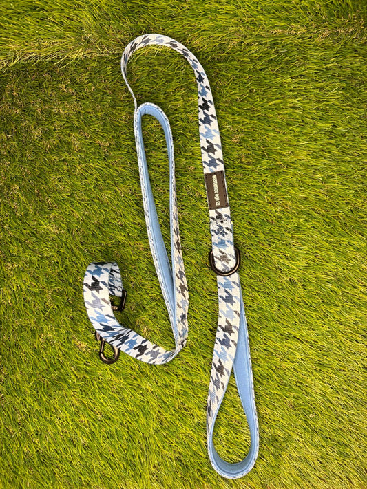 Westwood Dog Co - Blueberry Houndstooth Lead