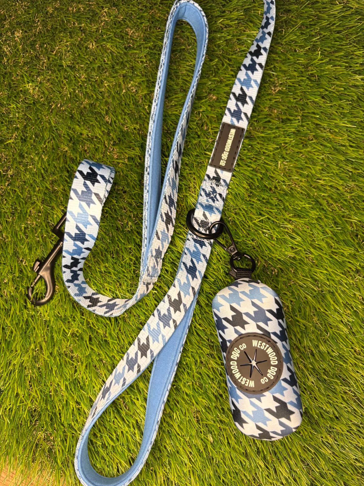 Westwood Dog Co - Blueberry Houndstooth Lead