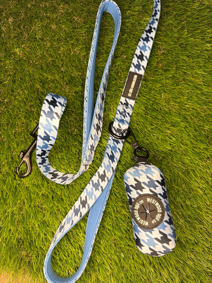 Westwood Dog Co - Blueberry Houndstooth Lead