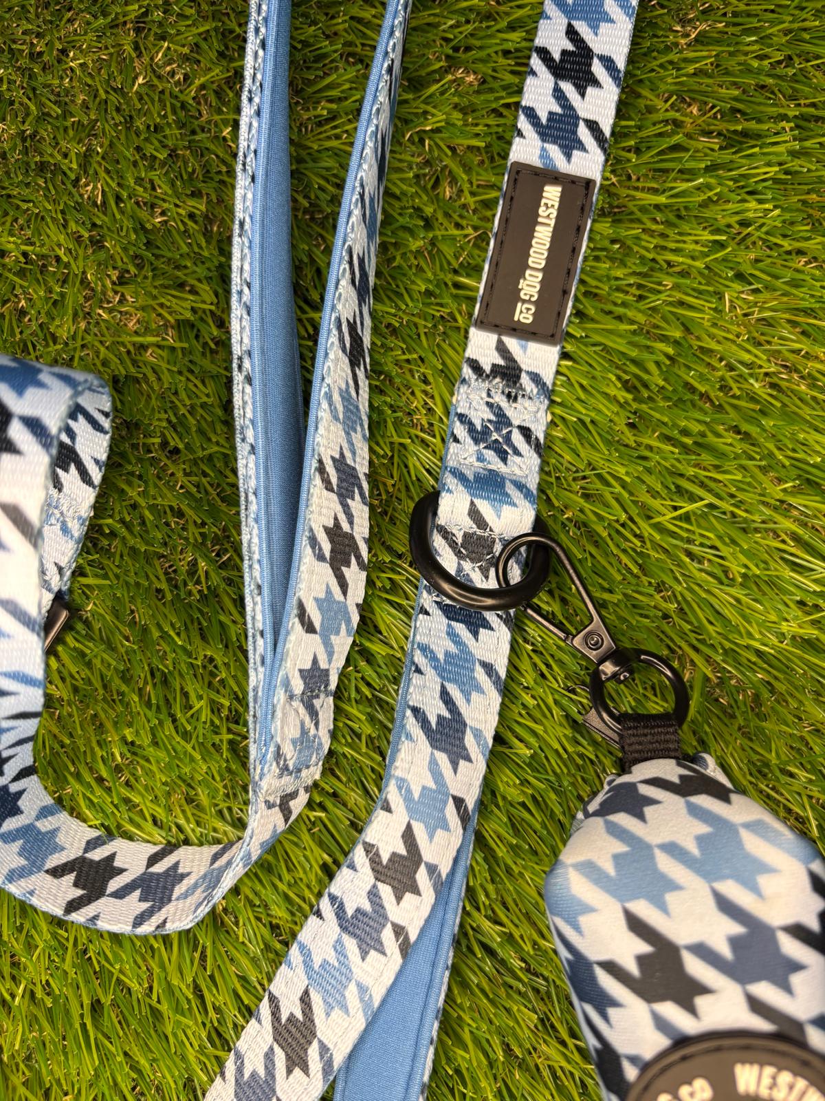Westwood Dog Co - Blueberry Houndstooth Lead