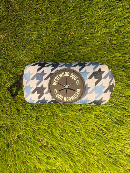 Westwood Dog Co - Blueberry Houndstooth Poo Bag Holder
