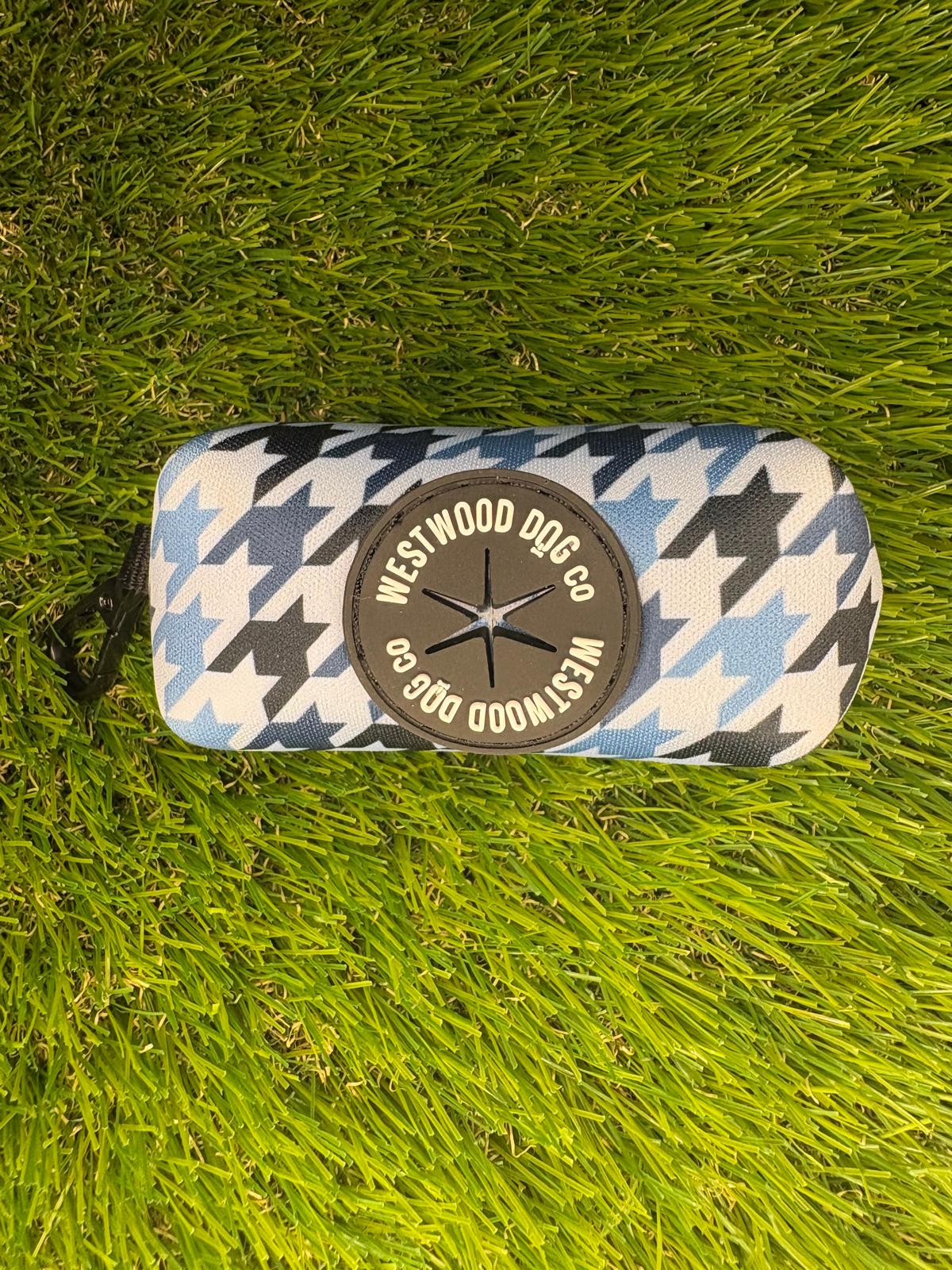 Westwood Dog Co - Blueberry Houndstooth Poo Bag Holder