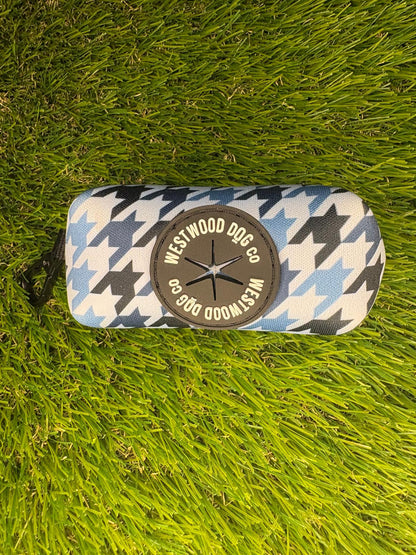 Westwood Dog Co - Blueberry Houndstooth Poo Bag Holder