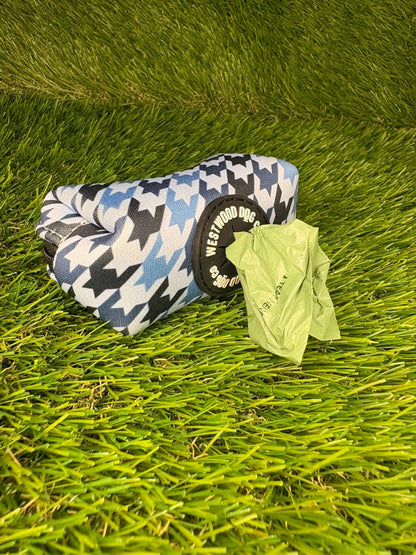 Westwood Dog Co - Blueberry Houndstooth Poo Bag Holder