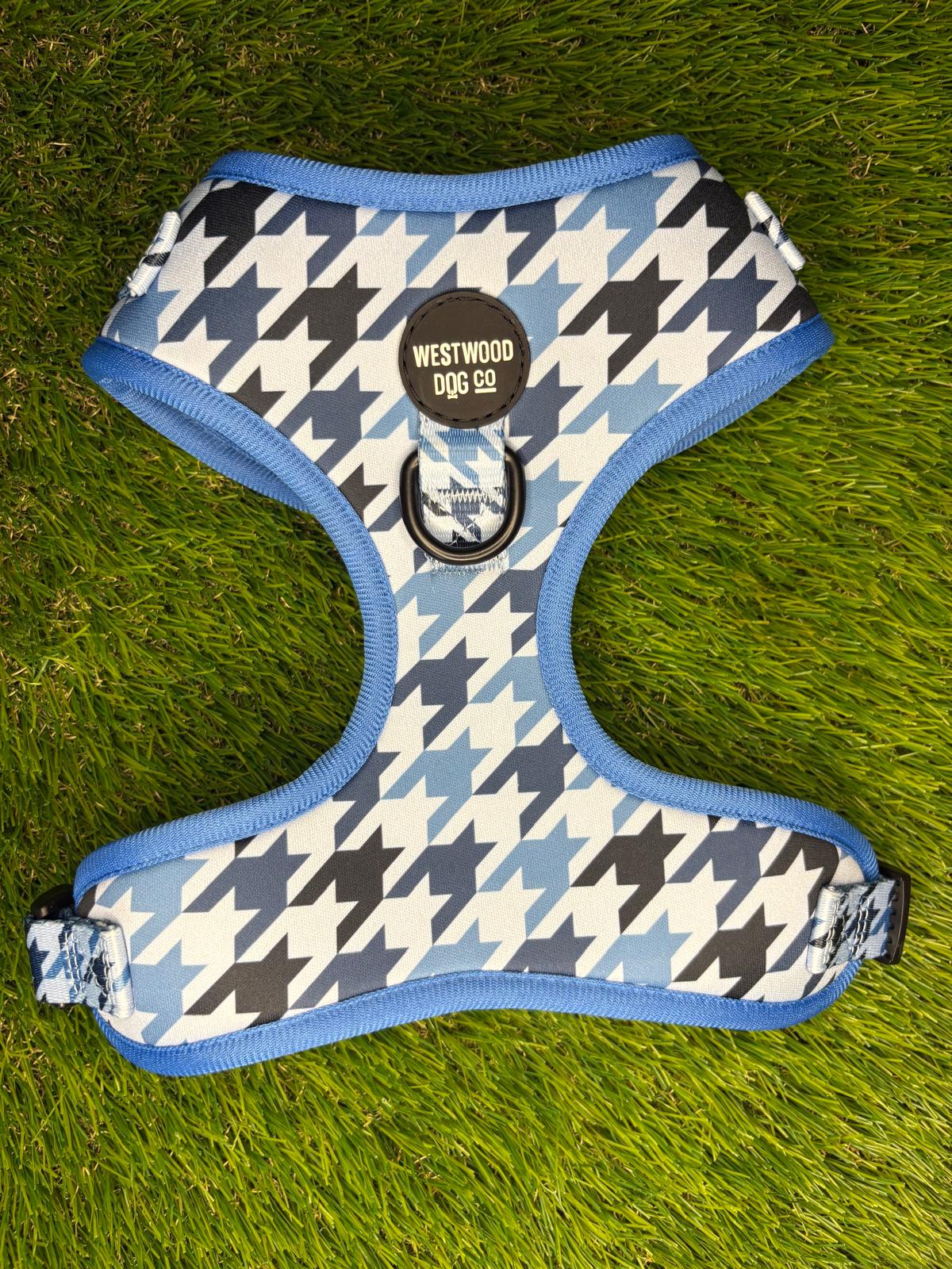Westwood Dog Co - Blueberry Houndstooth Harness