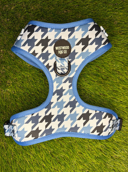 Westwood Dog Co - Blueberry Houndstooth Harness